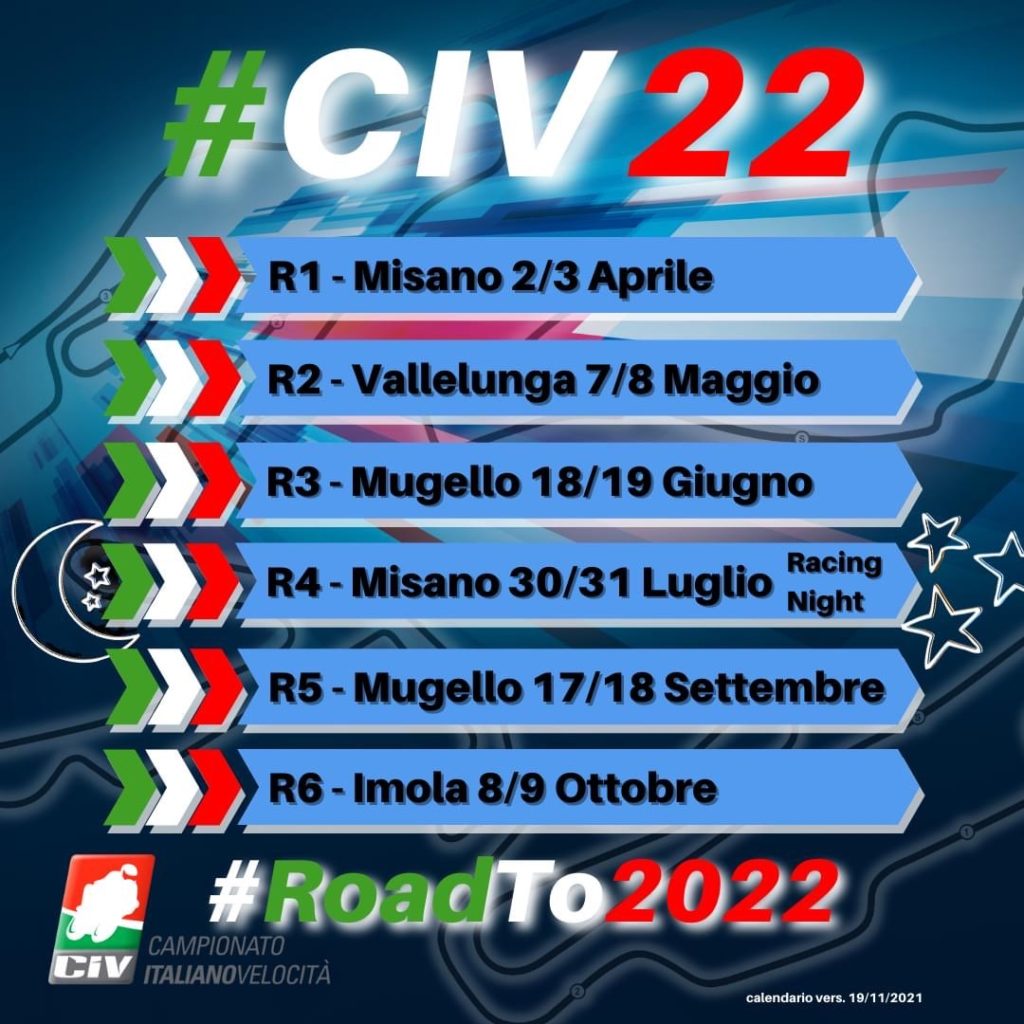 Calendario CIV 2022
