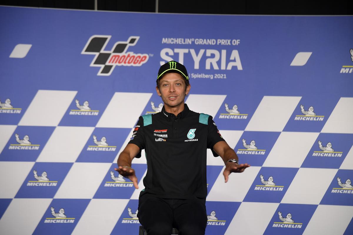 Valentino Rossi conferenza stampa speciale