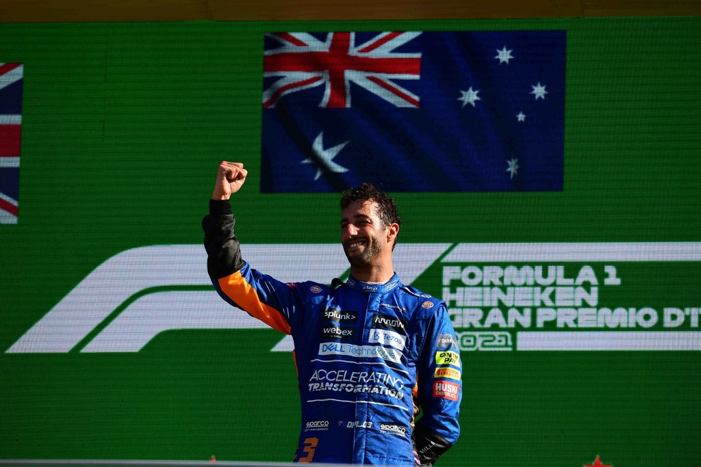Daniel Ricciardo vittoria a Monza 2021