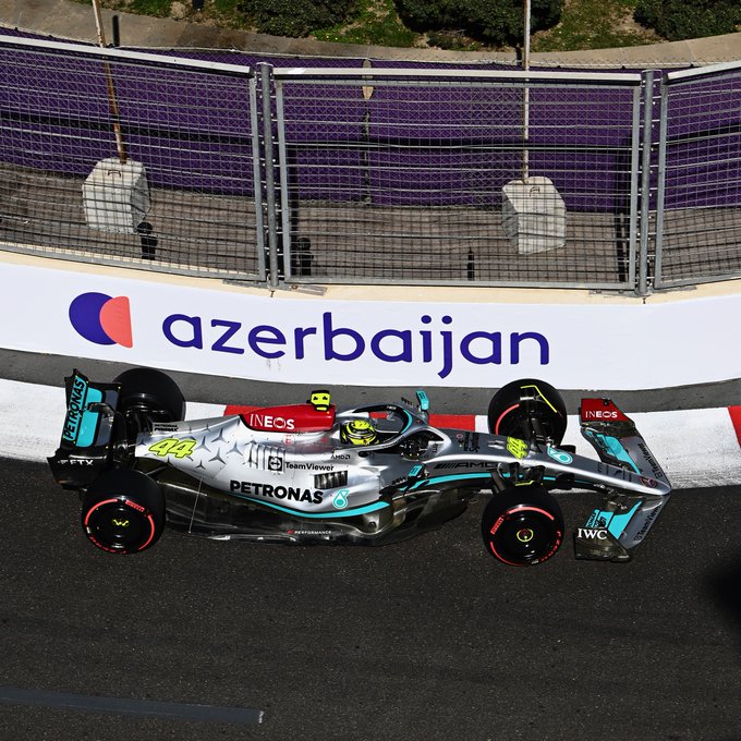 Qualifiche GP Azerbaijan Hamilton