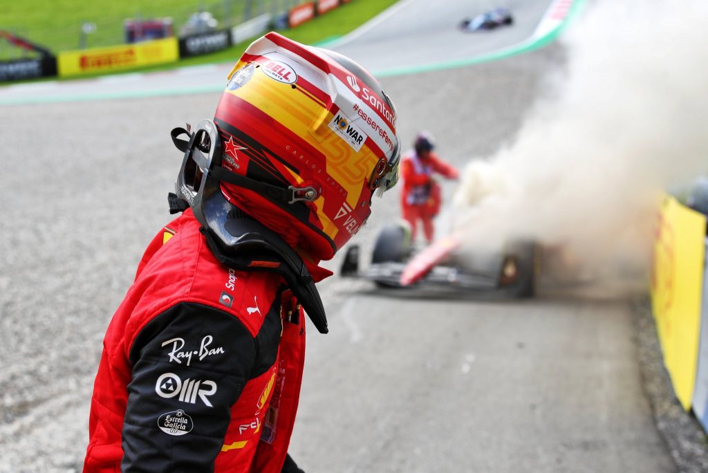 Carlos Sainz risultati Ferrari GP Austria Ferrari