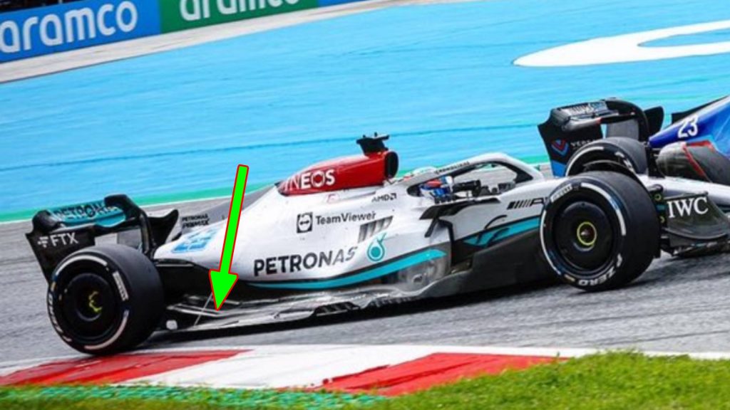 FIA porpoising 2023 Mercedes