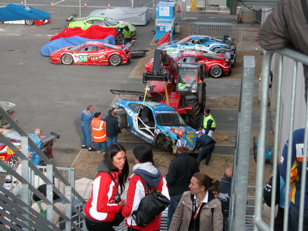 Le Mans GTE 2011 parco chiuso