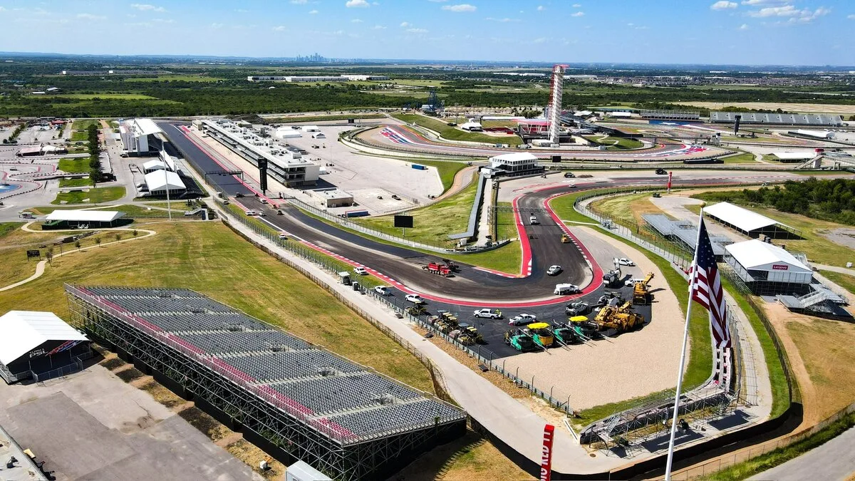 COTA asfalto GP USA F1