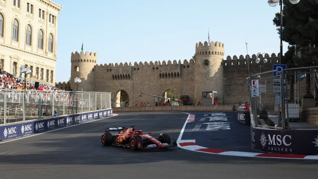 Charles Leclerc Azerbaijan Qualifiche