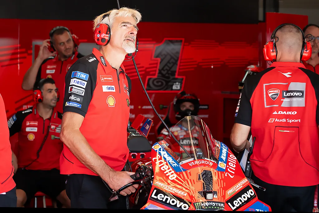 Dall'Igna box Ducati Lenovo MotoGP