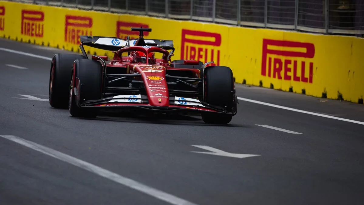 charles Leclerc qualifiche gp azerbaijan 2024