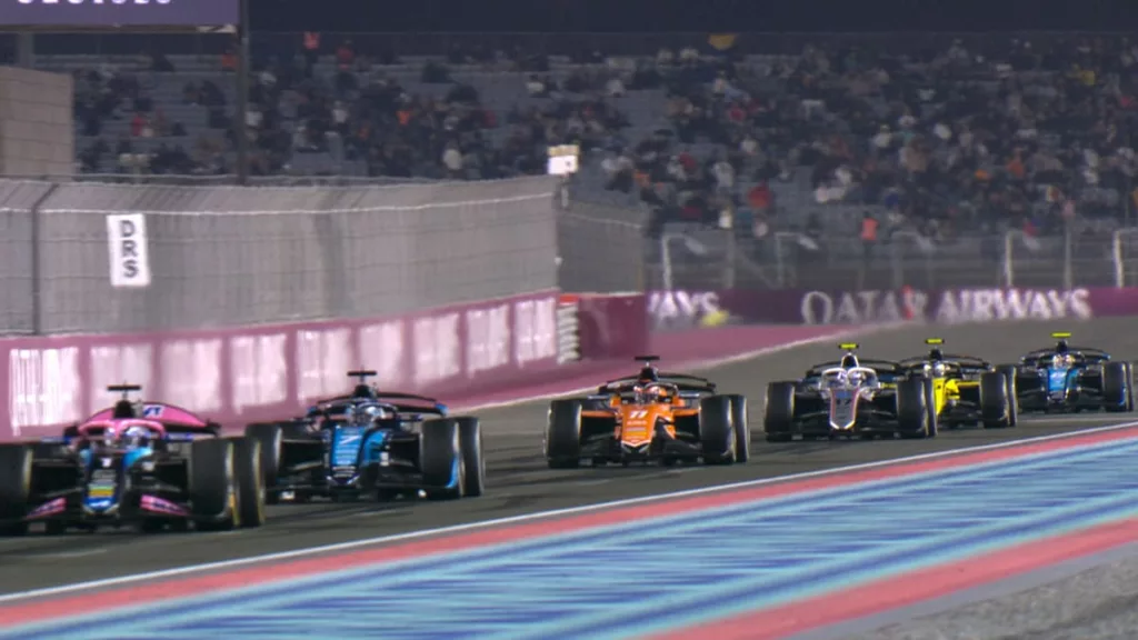 sprint race qatar f2