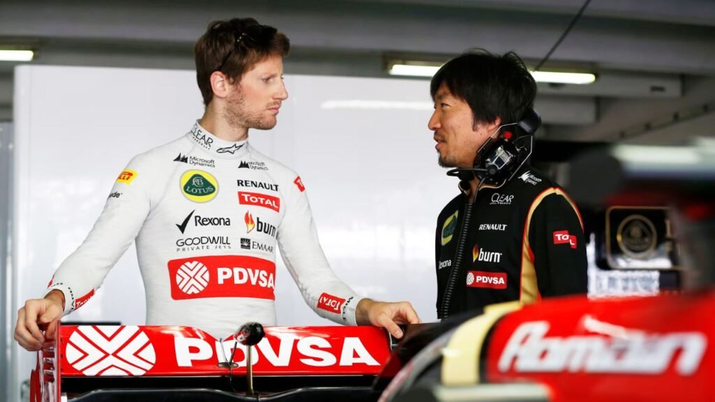 Grosjean e Komatsu Haas test Mugello